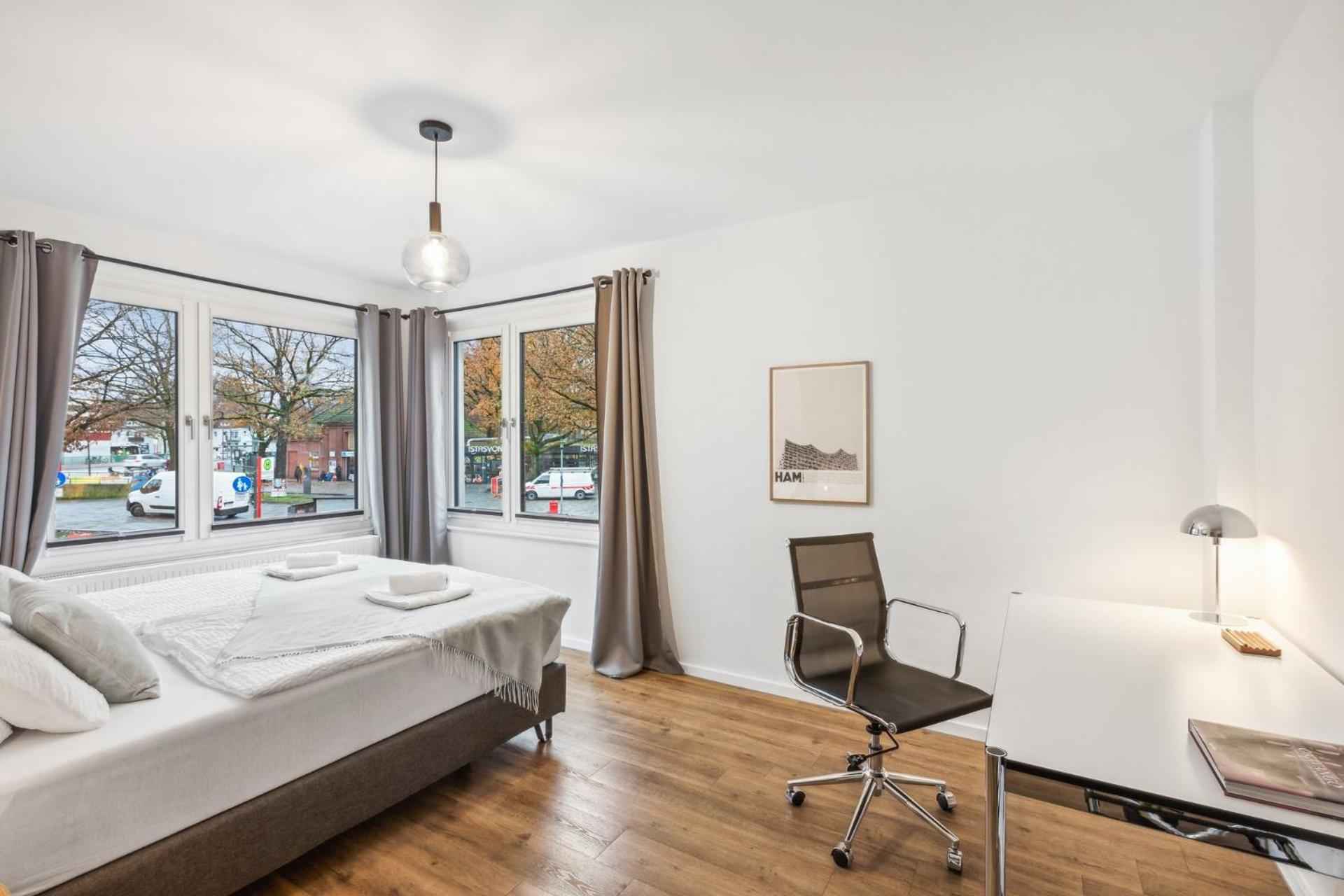 Business Kranich: 3 Zimmer, Infrastrukturlage Hh Langenhorn, Naehe Airport